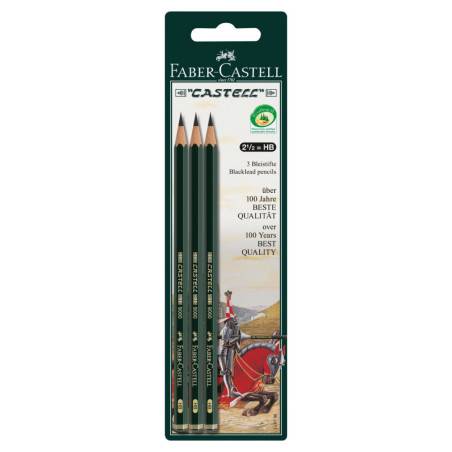 FABER-CASTELL Bleistift 9000 3er Set (HB)