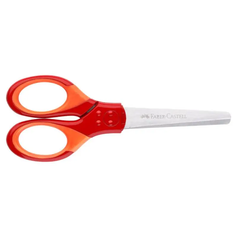 FABER-CASTELL Grip Schulschere rot geschlossen