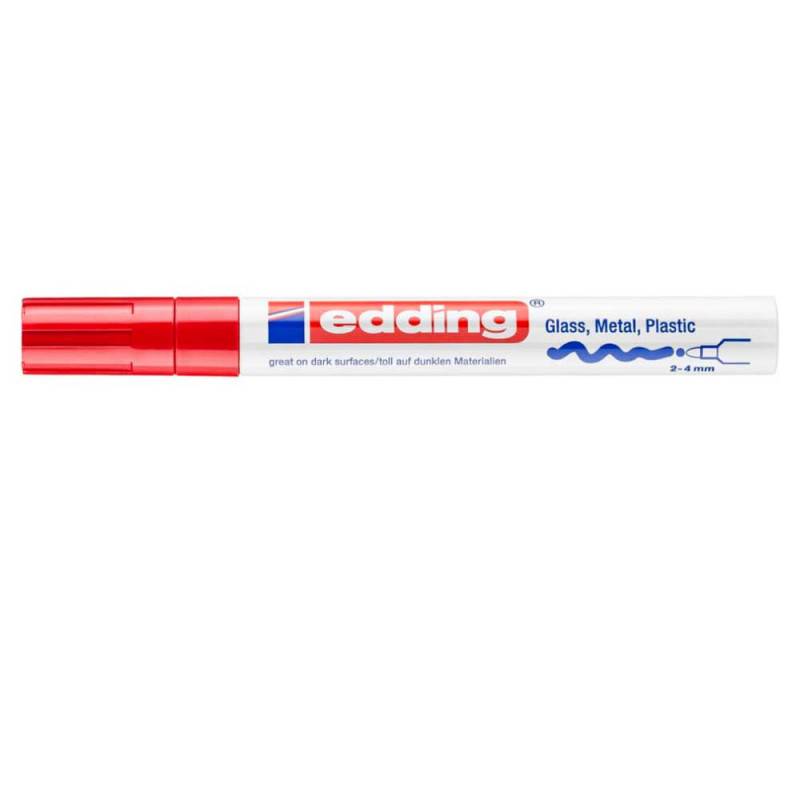 EDDING Lackmarker rot 2 - 4 mm gechlossen