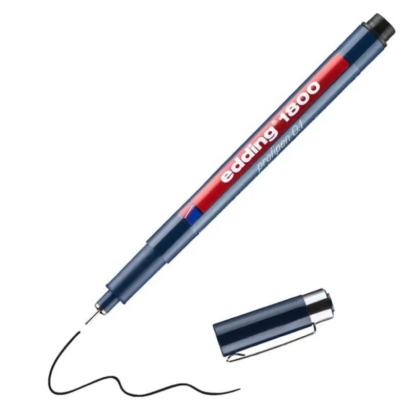 EDDING Faserzeichner Fineliner 1800 schwarz 0,25 mm