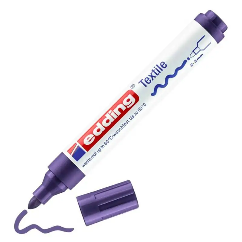 EDDING T-Shirt Marker 4500 und 4600 violett 2 - 3 mm