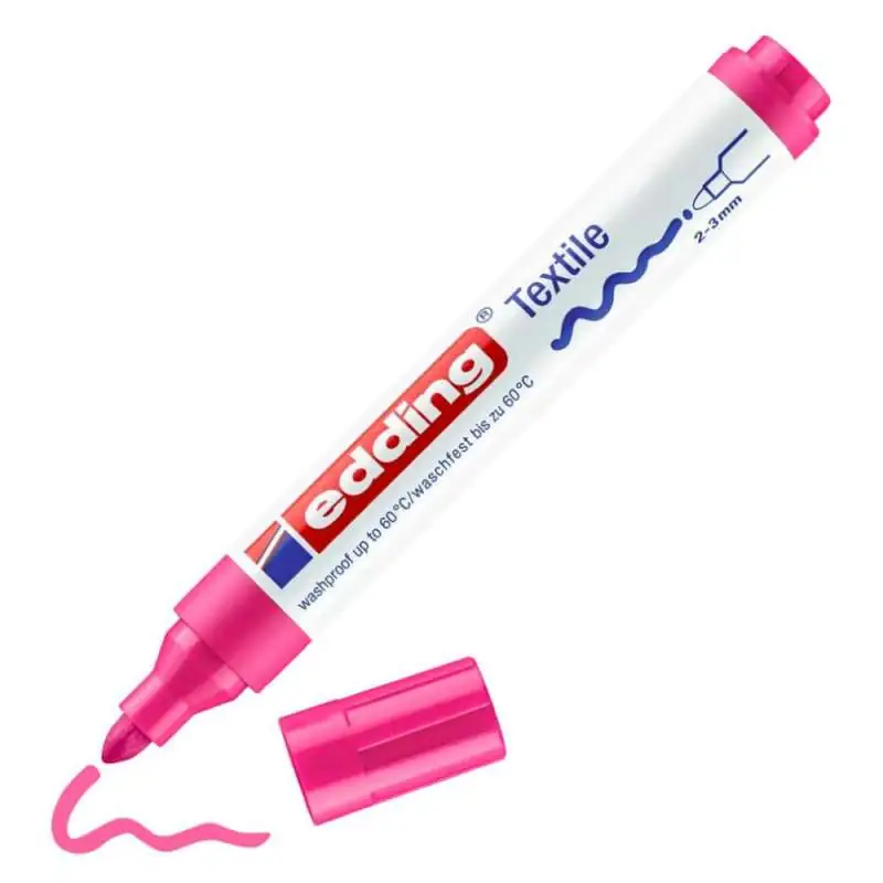 EDDING T-Shirt Marker 4500 und 4600 neonpink 2 - 3 mm