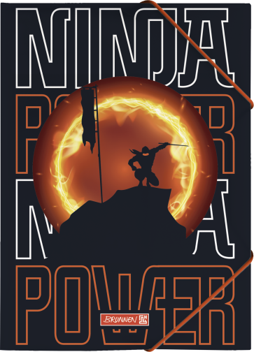 BRUNNEN Sammelmappe PP A4 "Ninja Power"