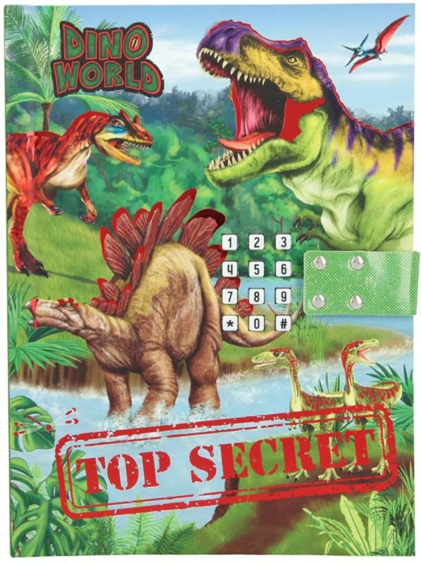 Dino World Ton Geheimcode Depesche mit || Tagebuch 10972