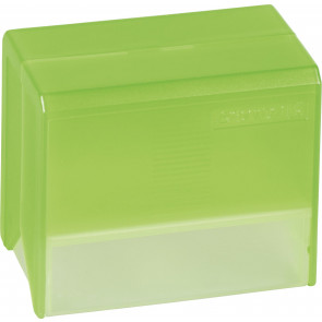 Brunnen Karteikartenbox DIN A7 grün transparent